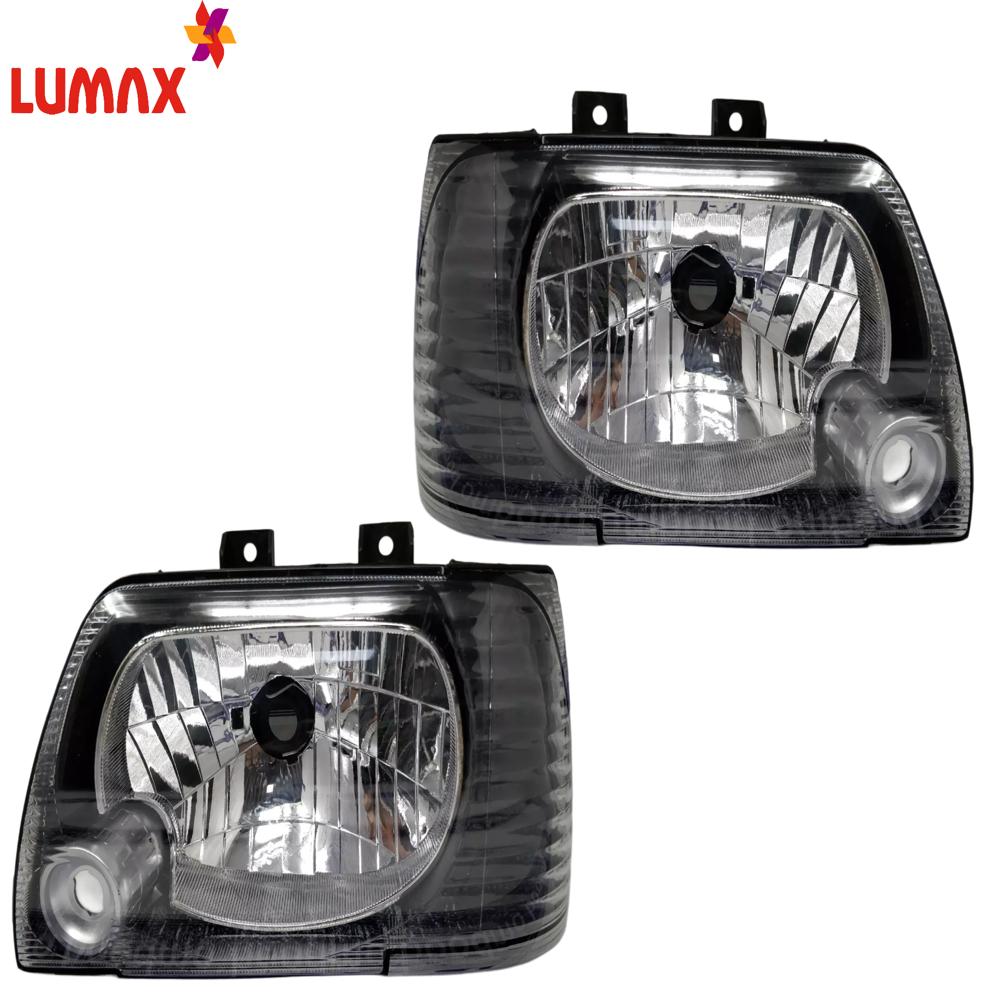 Lumax Headlight Assembly  For Maruti Suzuki  800 Black 2005-2014