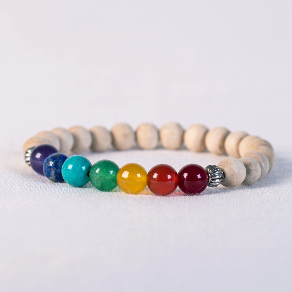 Tulsi 7 Chakra Bracelet