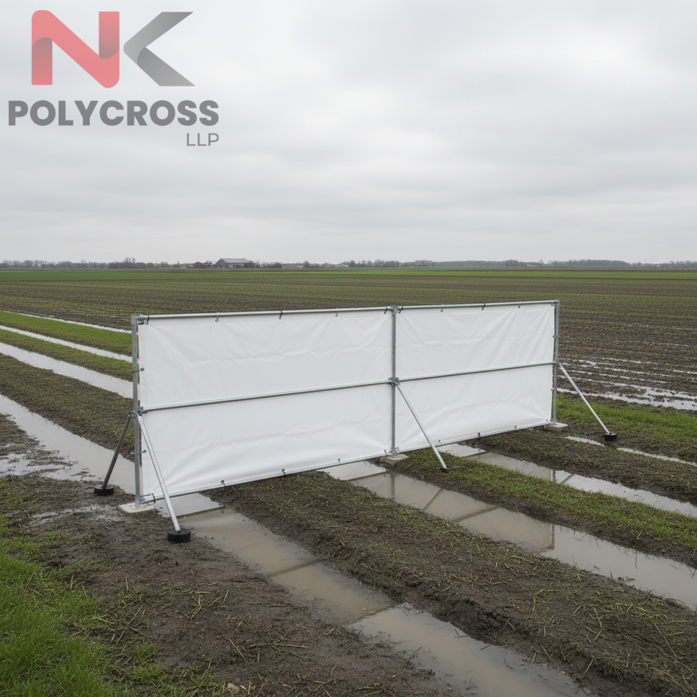 Windbreak Sheet - Application: Construction Site Wind Barrier   Agriculture Field Protection   Greenhouse & Nursery Protection   Warehouse & Open Yard Protection   Temporary Fencing & Site Enclosures   Outdoor Event Protection