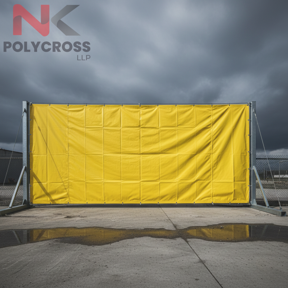 Storm Barrier Sheet - Application: Emergency Roof Protection Construction Site Safety Cover Temporary Building Protection Warehouse & Open Yard Protection Relief & Disaster Management Use Equipment & Material Cover