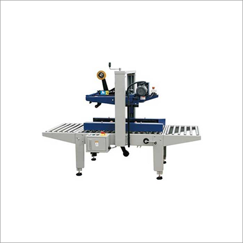 Case Sealers For Packaging - Stainless Steel & Mild Steel, 1770x850x1520 Mm, Steel Grey/customized | Plc Control, Semi-automatic/automatic, Top And Bottom Tape Sealing, 20 M/min Conveyor Speed