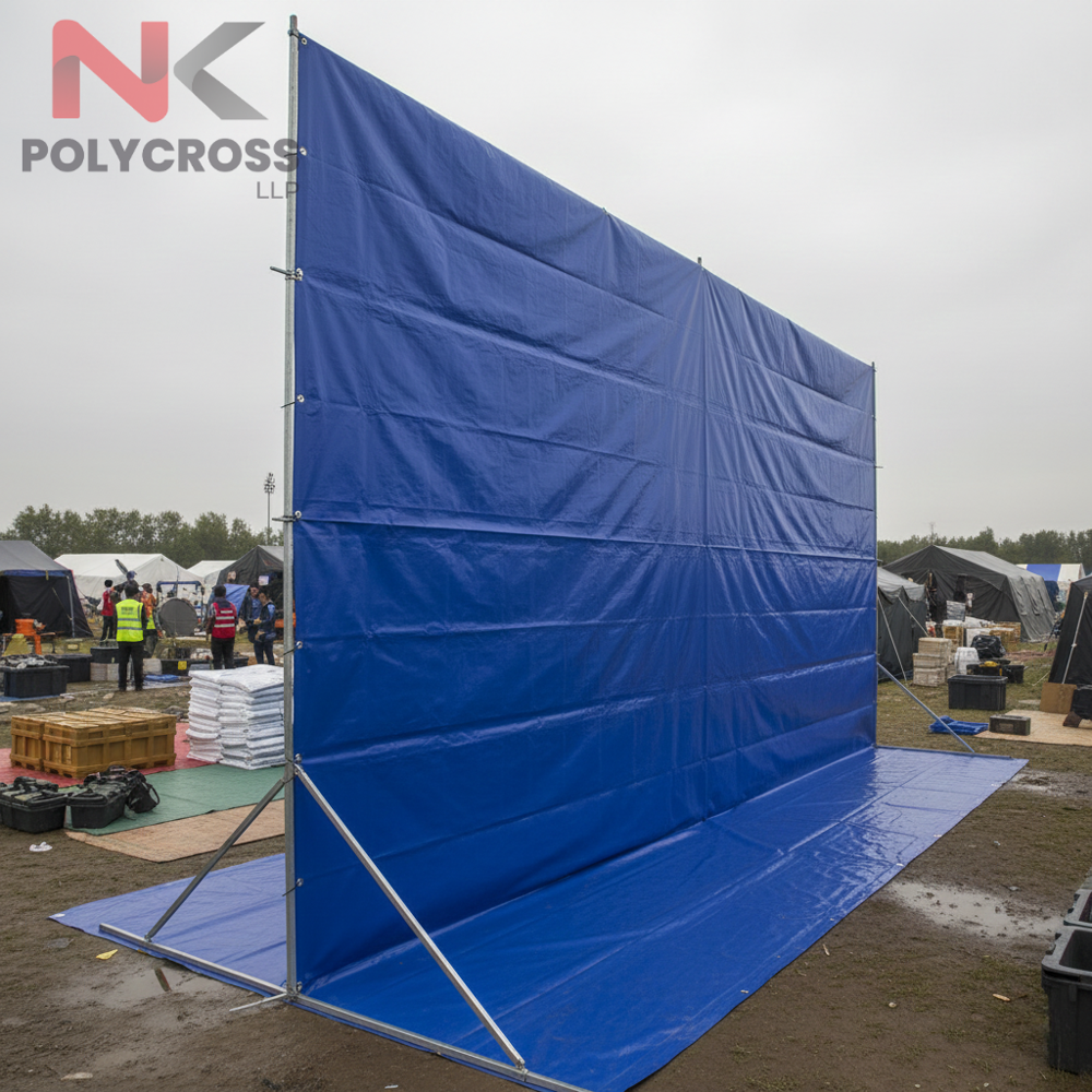 Rain Emergency Sheet - Color: Blue
