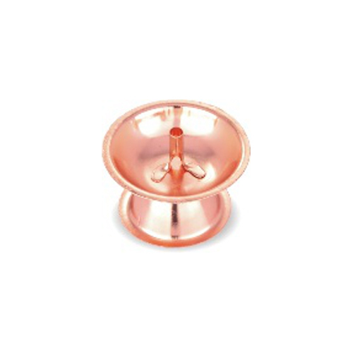 Copper Pleated Stainless Steel Nandi Diya