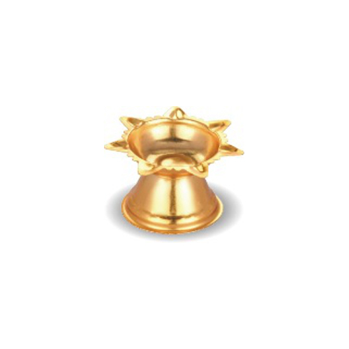 Gold Pleated Stainless Steel 8no Diya