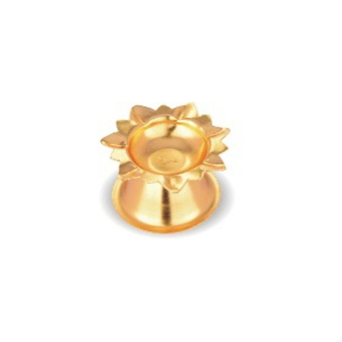 Stainless Steel Gold 1no Diya