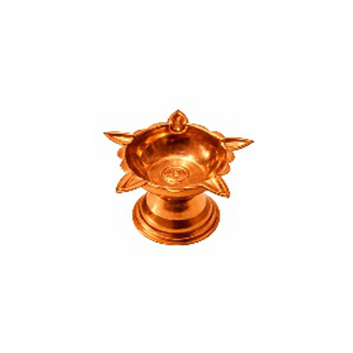 Copper Pleated Stainless Steel 12no Diya