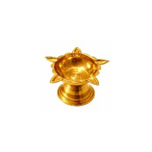 Gold Pleated Stainless Steel 12no Diya