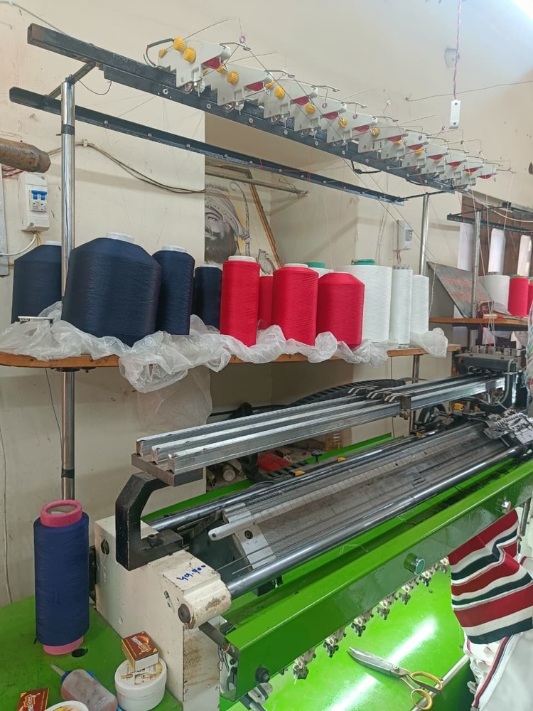 Computerized Flat Knitting Machine - Color: Silver