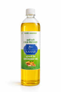 1ltr Shri Aahar Groundnut Cold Pressed Oil