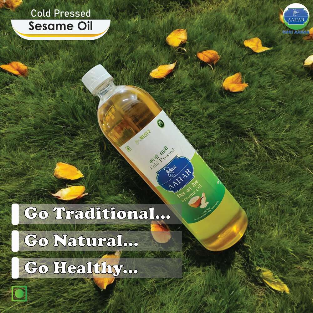 1LTR Shri Aahar Cold Pressed Sesame Oil