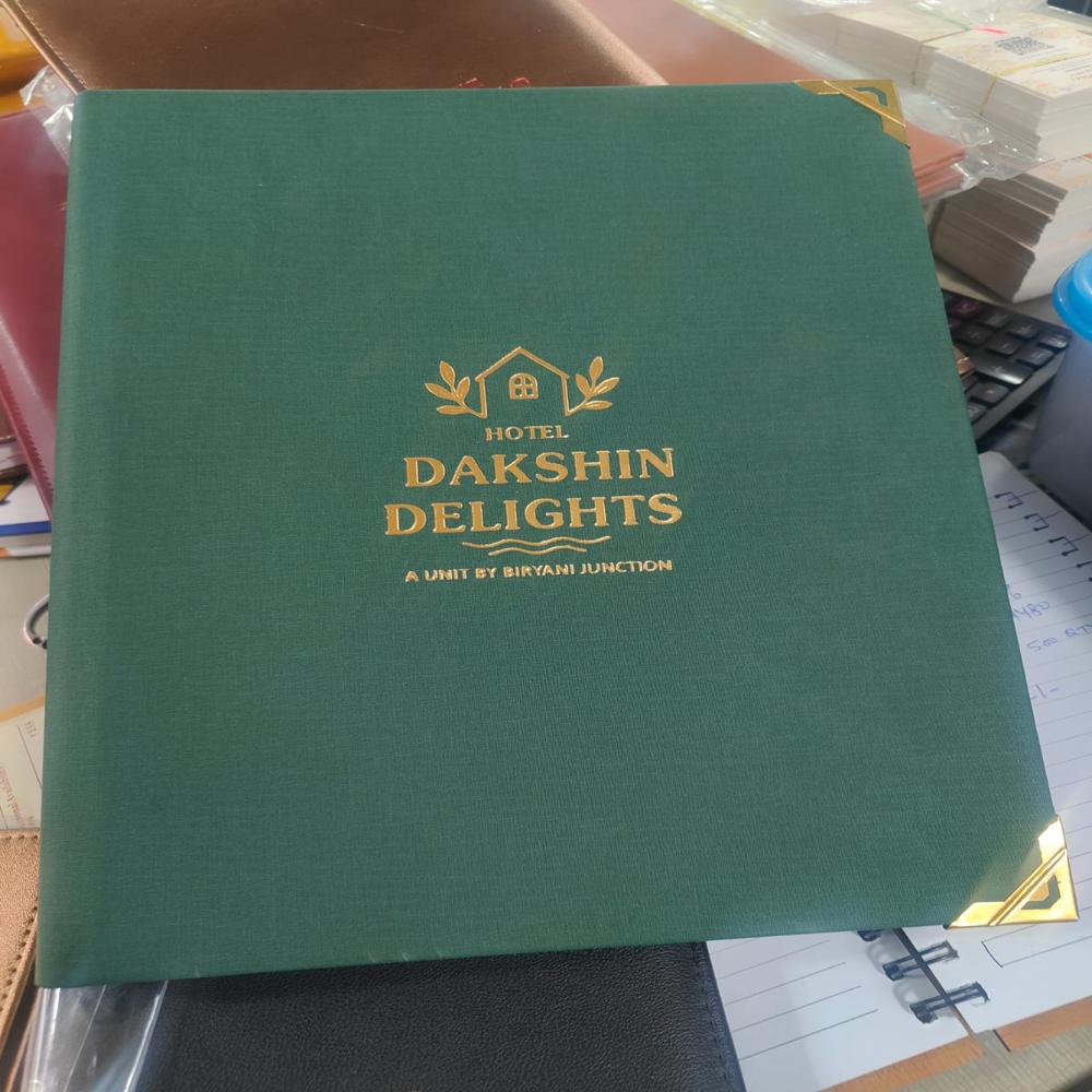 Menu Folder - Color: Brown