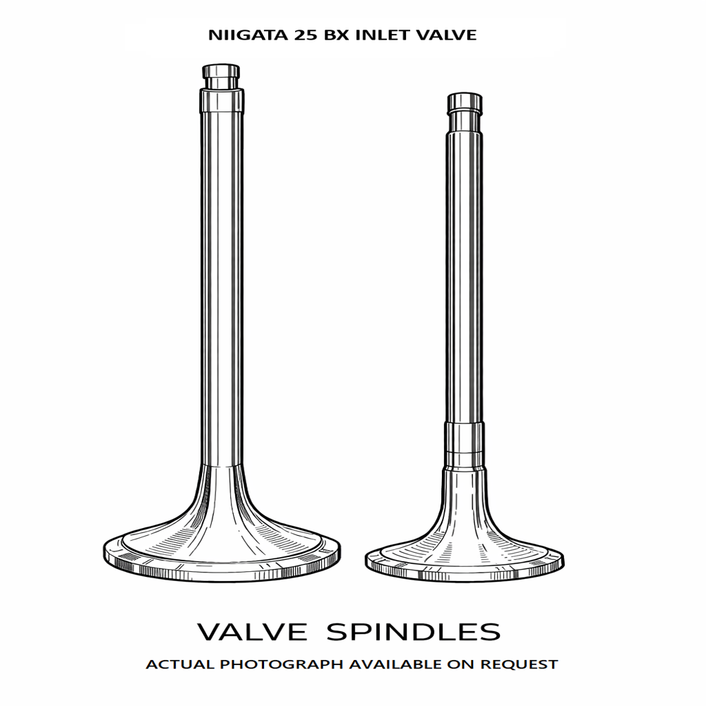 Niigata 25 Bx Inlet Valve - En52, 21-4n, Nimonic80a, Bi Metal | High Efficiency, High Performance