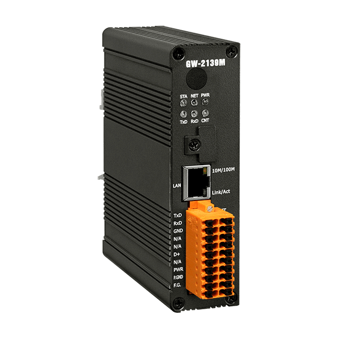 Modbus TCP to BACnet MS/TP Gateway