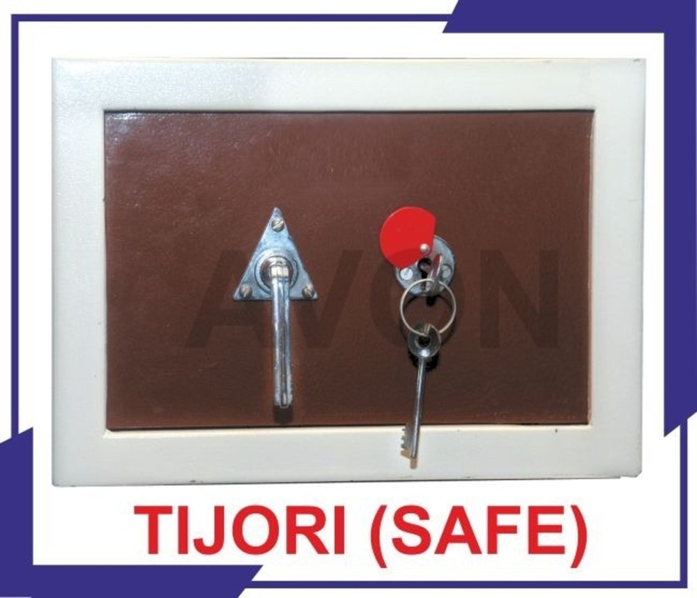 Electronic Safe - Mild Steel 12x8x8 Inches Black Powder-Coated Electronic Keypad Lock LED Display Audio Alarm