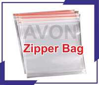 Plastic Zipper Bag - Color: Transparent