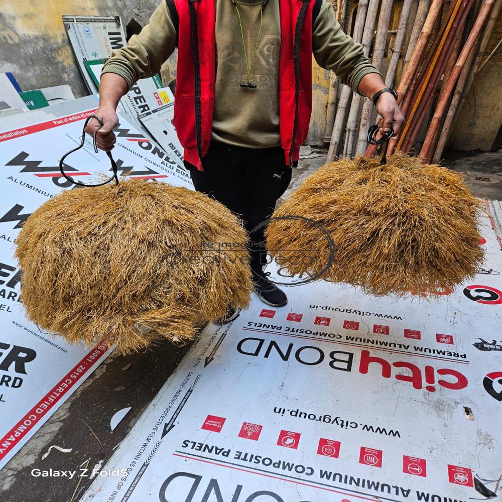 Chandelier roof thatch ceiling cafes huts gazebos restaurants polystraw