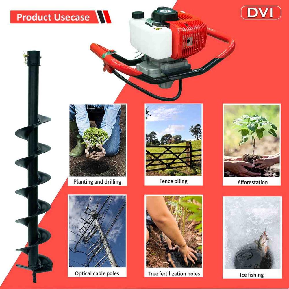 52cc Earth Auger with 4 inch bit