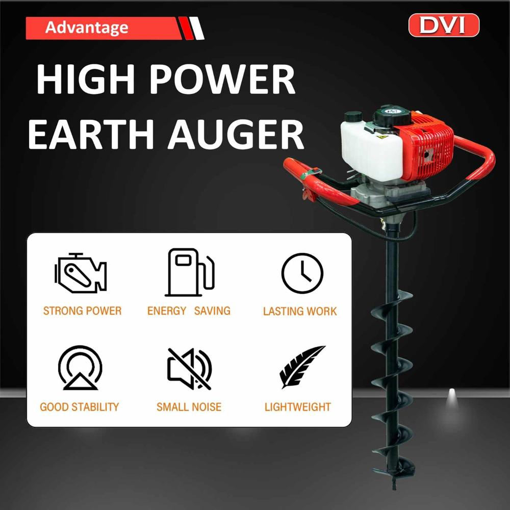 52cc Earth Auger with 4 inch bit