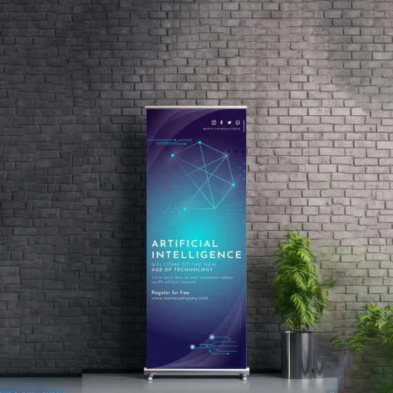 Roll-up Standee - Application: Advertisement