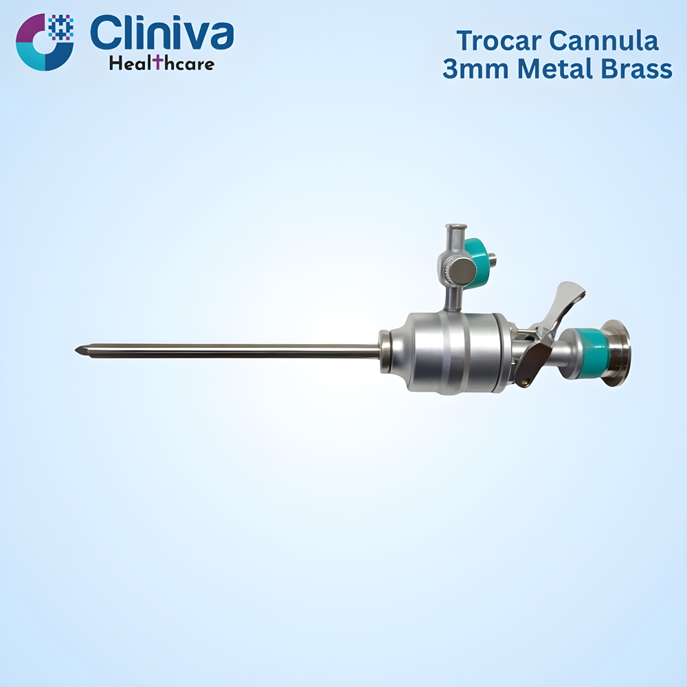 Laparoscopic Trocar Cannula 3mm Metal Brass