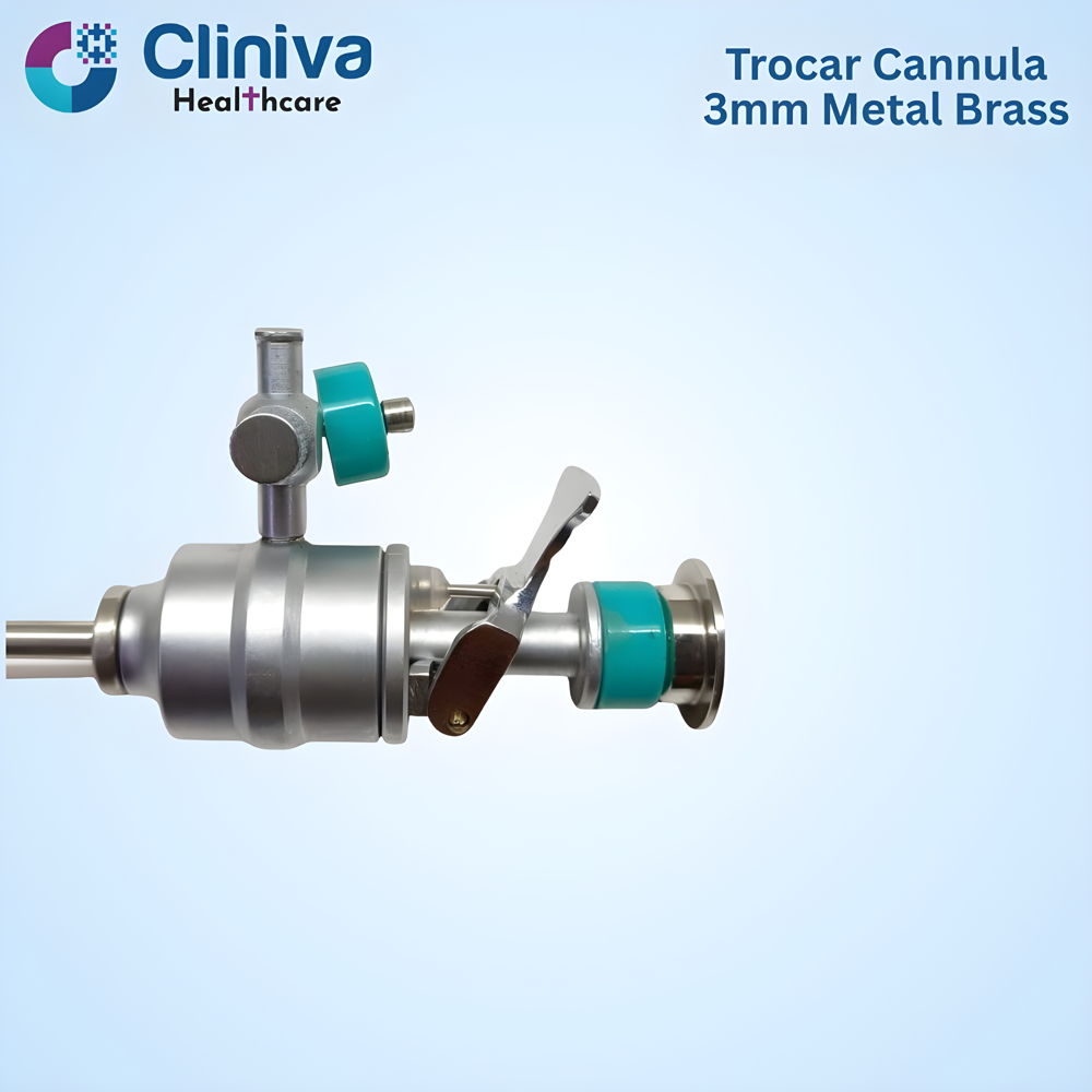 Laparoscopic Trocar Cannula 3mm Metal Brass