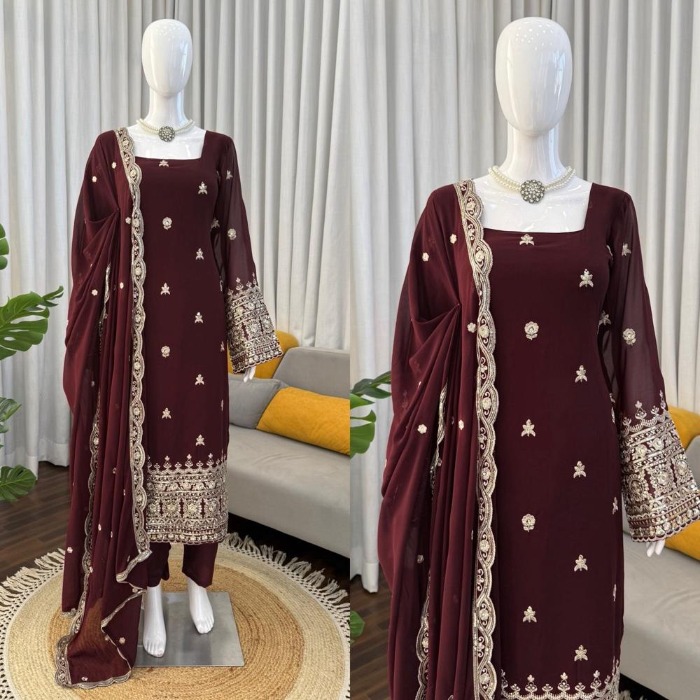 Designer Embroidery Kurti For Women