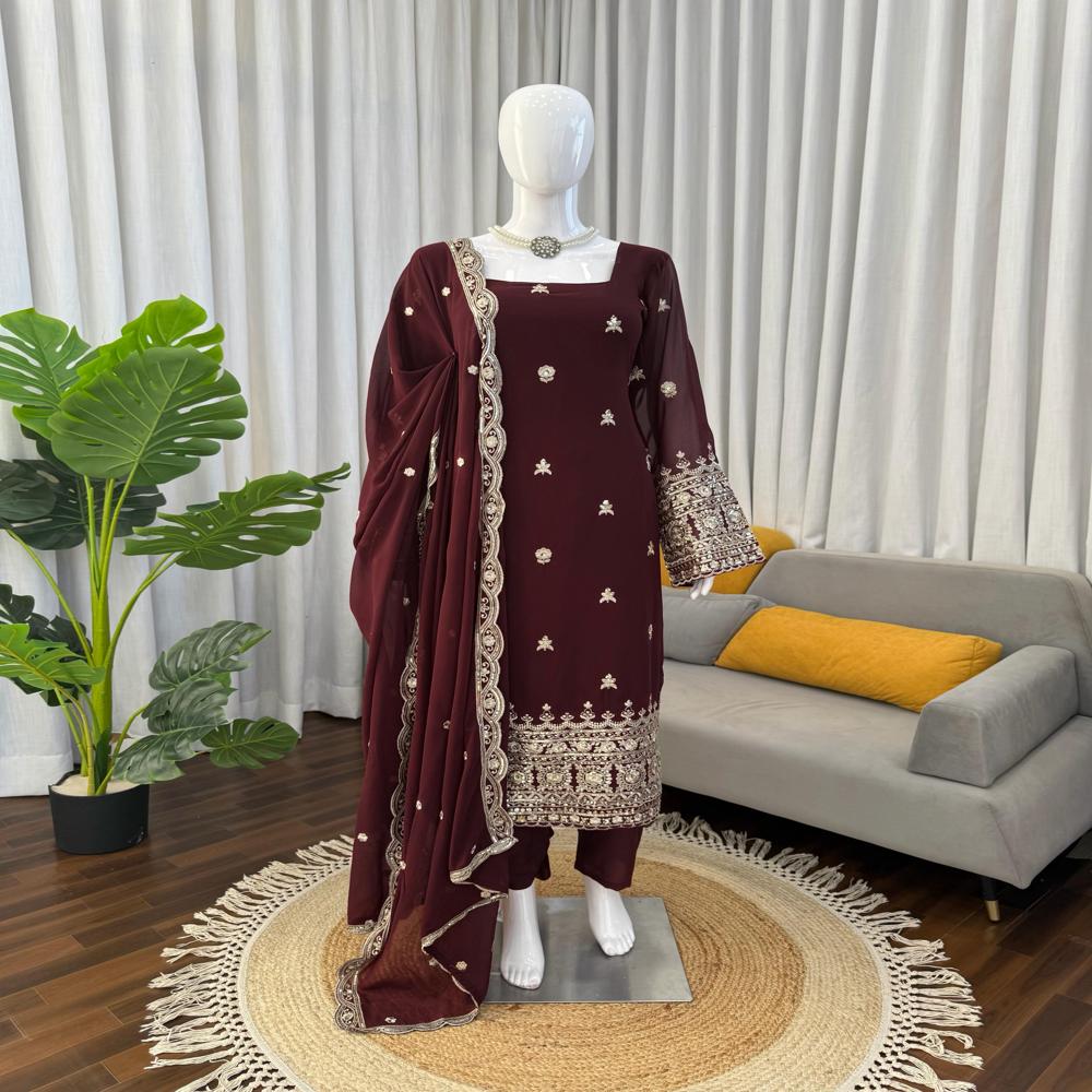 Designer Embroidery Kurti For Women