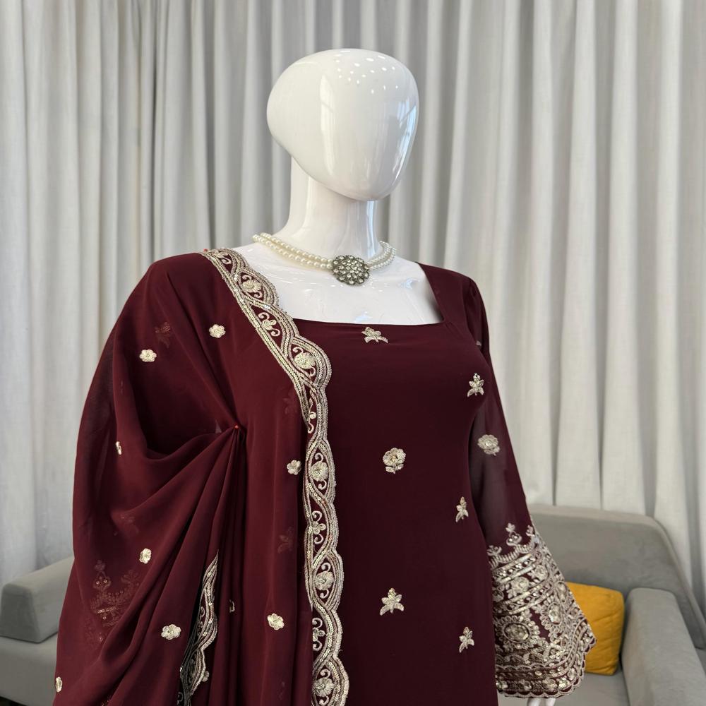 Designer Embroidery Kurti For Women