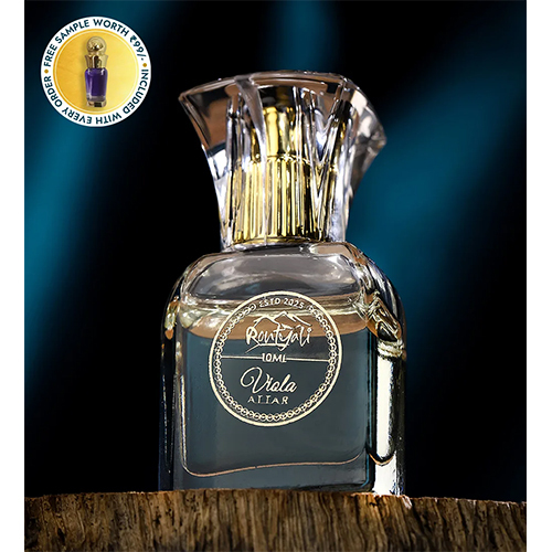 Rontyali Viola Attar Gourmand Perfume Oil a   Fresh Citrus, Warm Amber & Sweet Candy Notes