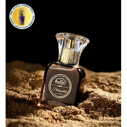 Rontyali Philocalist Attar Luxury Oud & Amber Perfume Oil a   100% Alcohol-Free Arabian Oriental Roll-On
