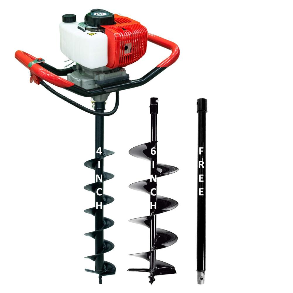 52cc Earth Auger with 6+4 inch bit