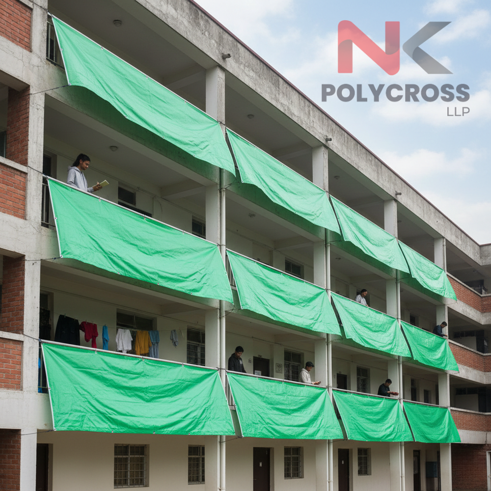 Hostel Laundry Drying Sheet - Color: Blue