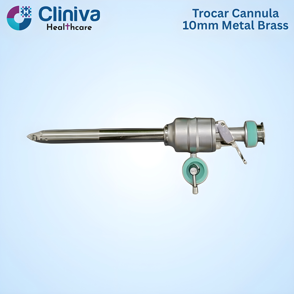 Laparoscopic Trocar Cannula 10mm Metal Brass
