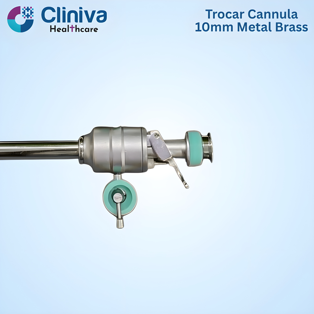Laparoscopic Trocar Cannula 10mm Metal Brass