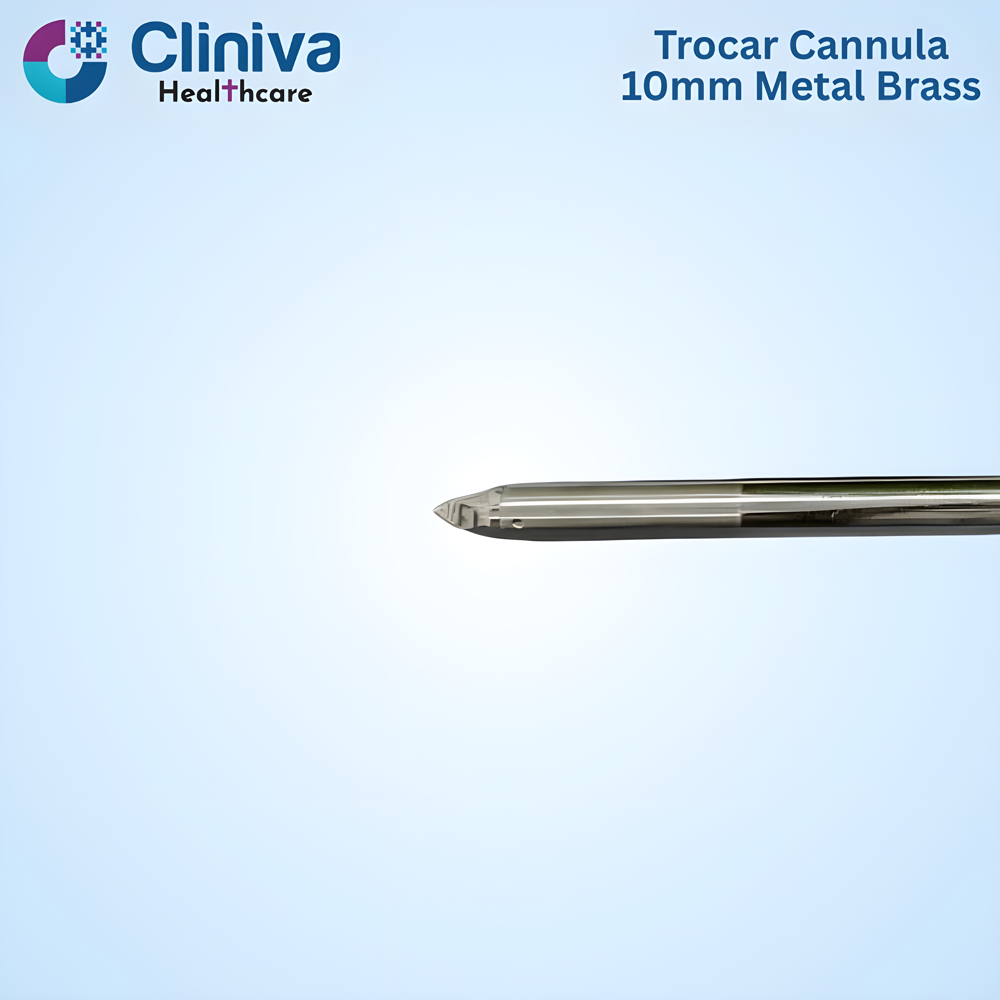 Laparoscopic Trocar Cannula 10mm Metal Brass