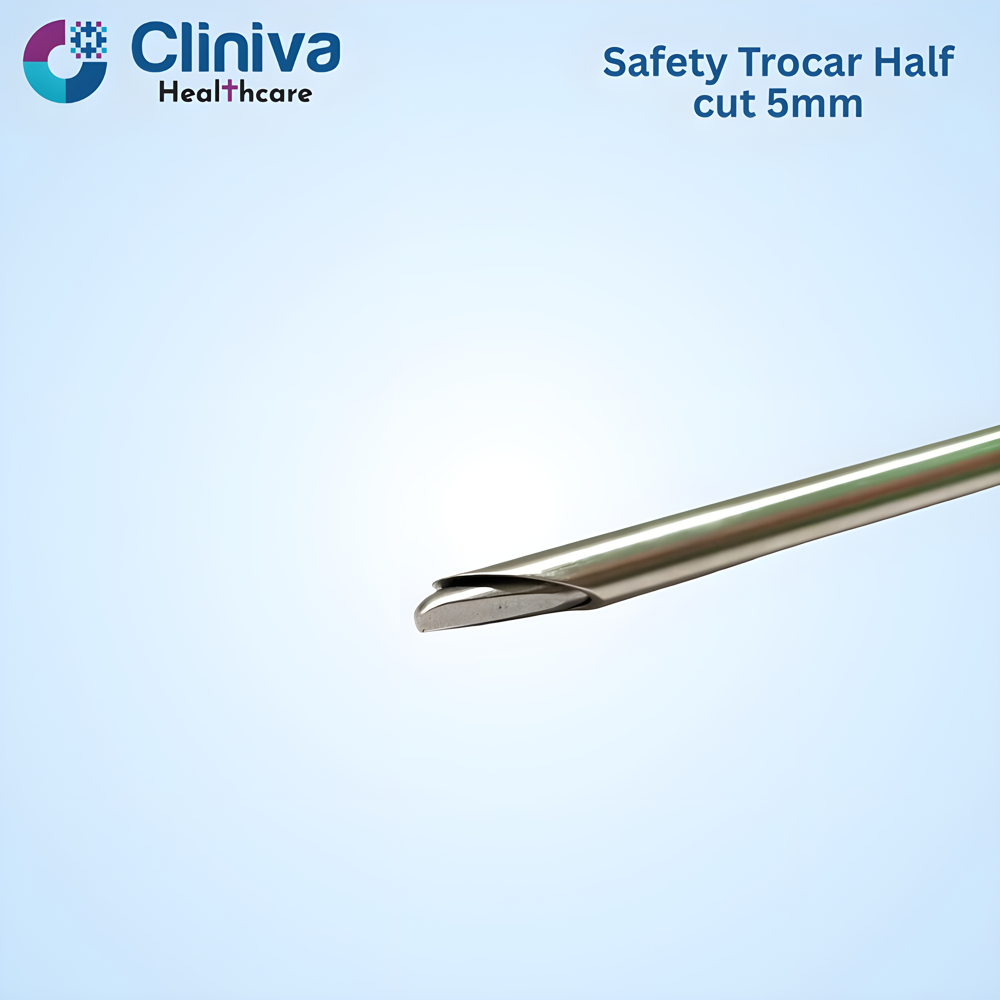 Laparoscopic Safety Trocar Half cut 5mm