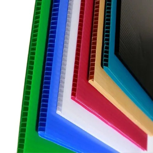 Colored PP Corrugated Sheet