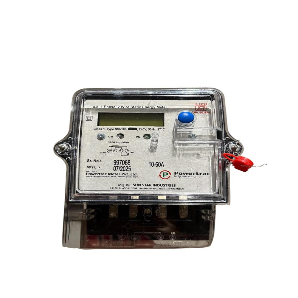 DIGITAL ENERGY SINGLE PHASE METER (MFM) (10-60Amp)