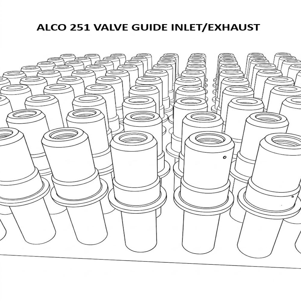 Alco 251 Valve Guide Inlet/exhaust - Application Areas: Marine Engine/ Industrial Engine