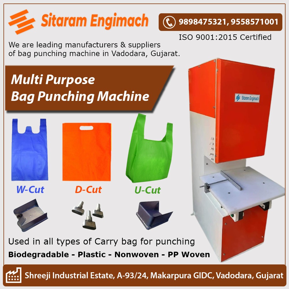 Biodegradable Bag Punching Machine - Capacity: High Through-put