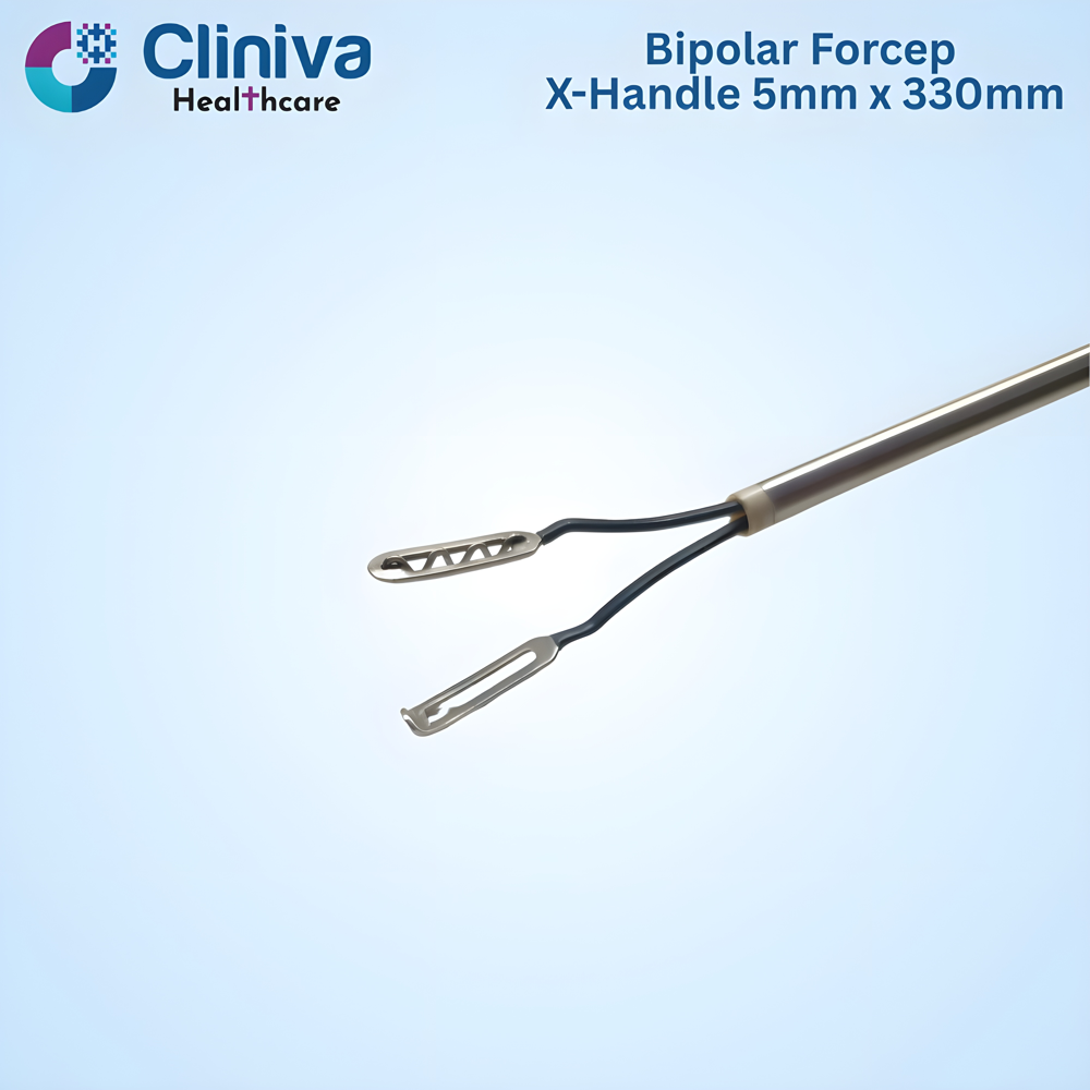 Laparoscopic X Handle Bipolar Forceps 5mmx330mm Surgical Instruments - Application: Hospital