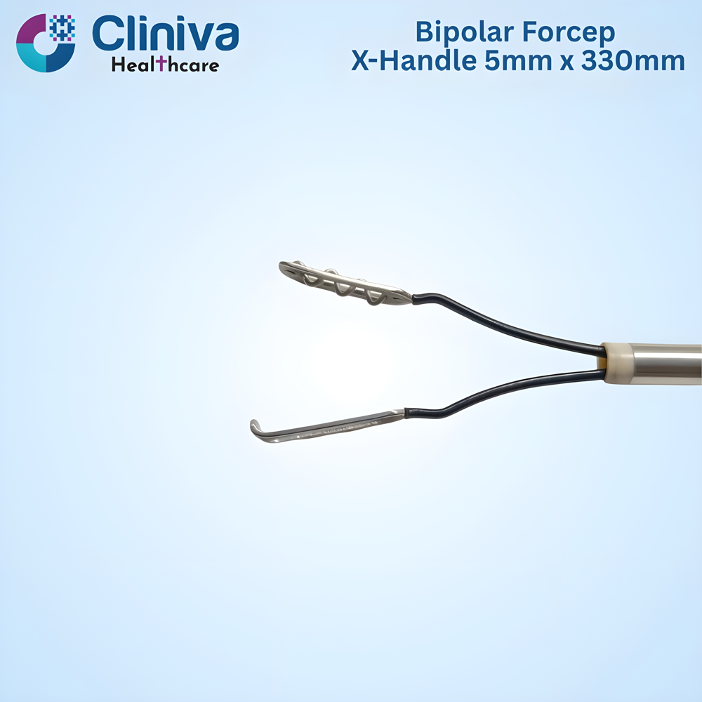 Laparoscopic X Handle Bipolar Forceps 5mmx330mm Surgical Instruments - Application: Hospital