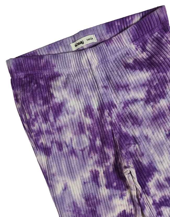 G22144 Sinsay Older Girls Tie n Dye Flared Knit Pants