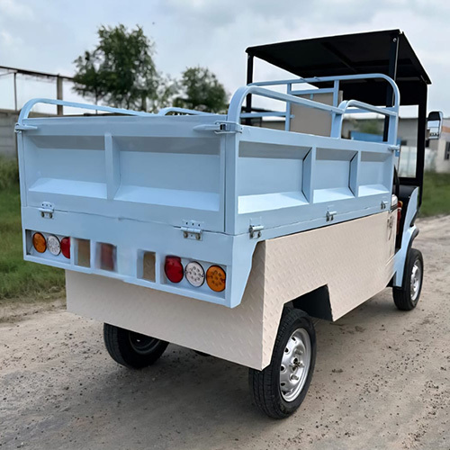 E Golf Cart Cargo - Color: White/customizable