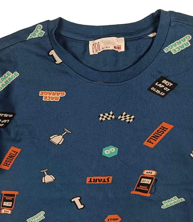 B16477 Boys Printed n Sequined T-Shirts