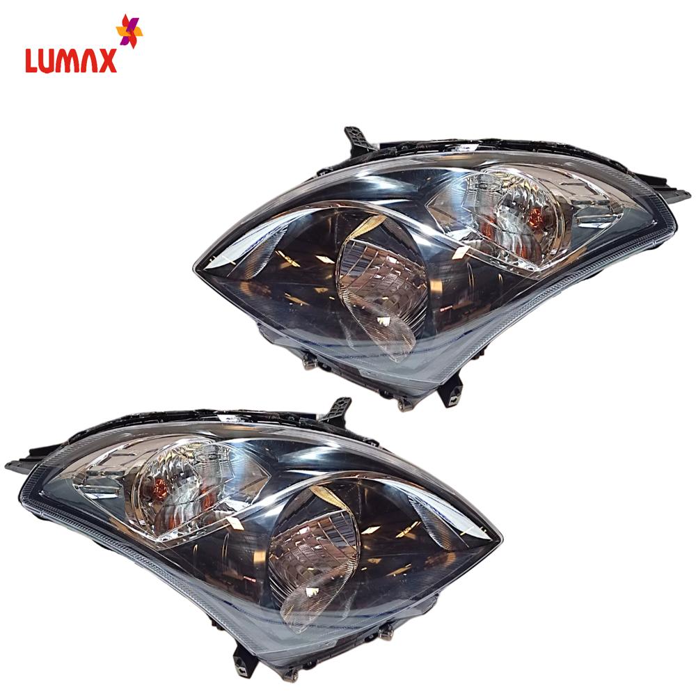 Lumax Headlight Assembly With Adjustable Motor For Maruti Suzuki Swift 2011-2017/ Dzire 2012-2017 BLACK