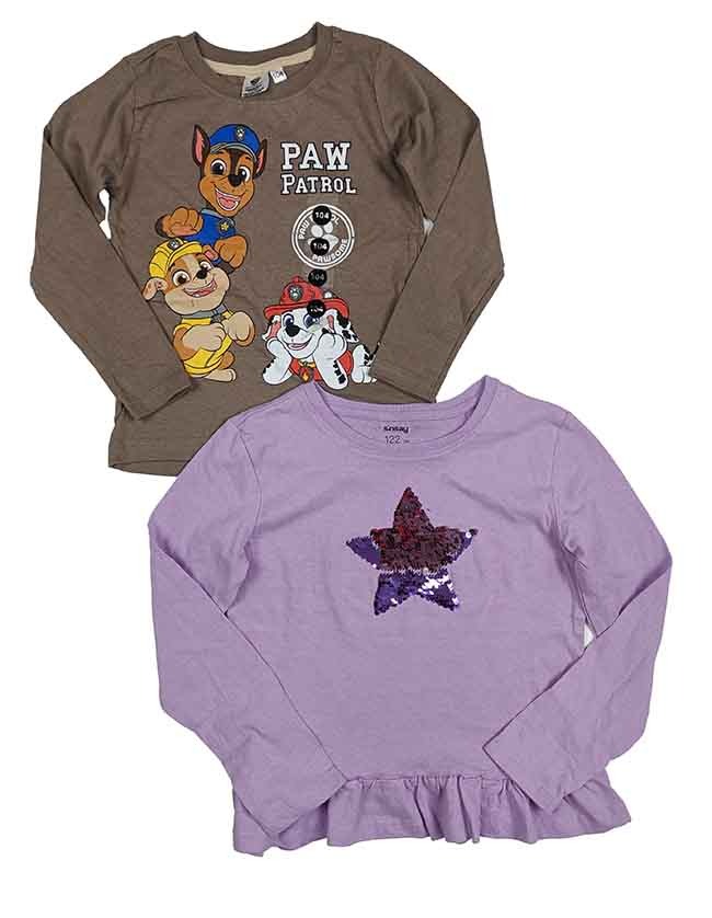 K22142 Boys and Girls Long Sleeve T-Shirts