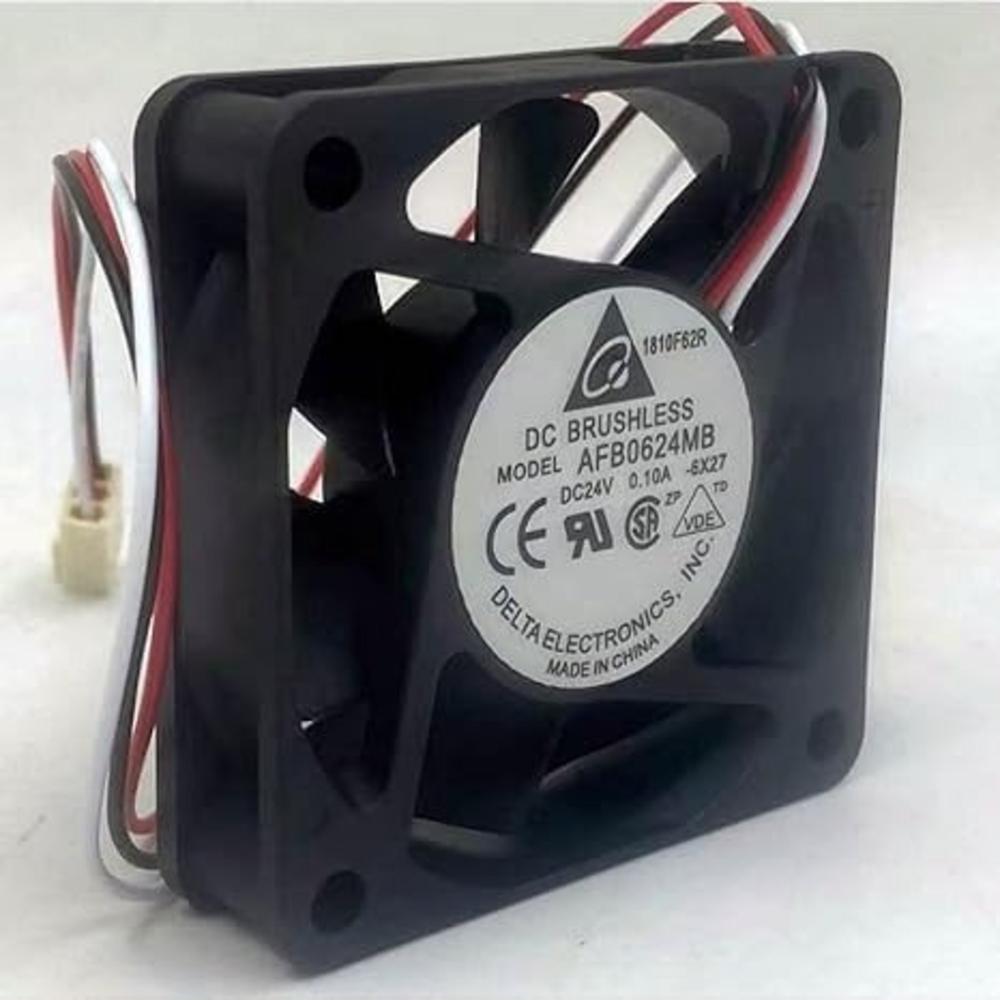 Delta AFB0624MB Axial Fan 24V-0.10A DC Brushless Air Cooling Fan 3500 RPM 6015mm 3-Wire