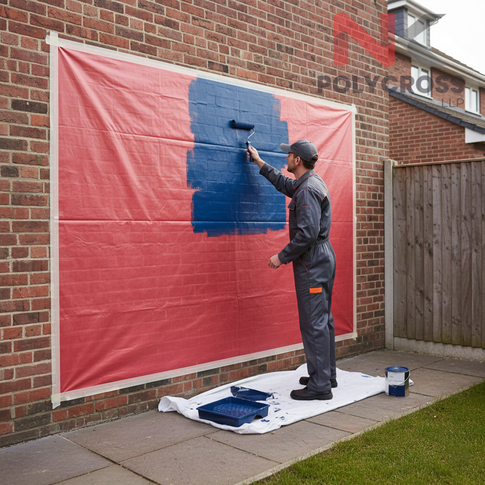 Wall Painting Mask Sheet - Color: Blue