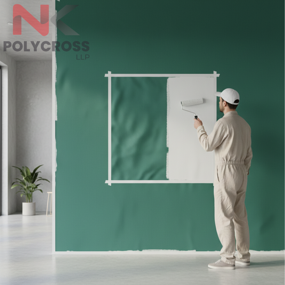 Wall Painting Mask Sheet - Color: Blue